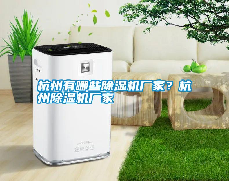 杭州有哪些除濕機(jī)廠家？杭州除濕機(jī)廠家