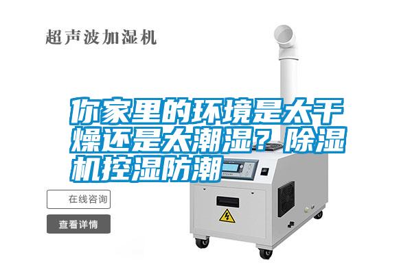 你家里的環(huán)境是太干燥還是太潮濕？除濕機(jī)控濕防潮