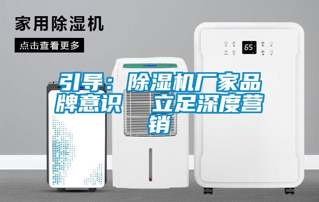 引導(dǎo)：除濕機廠家品牌意識  立足深度營銷