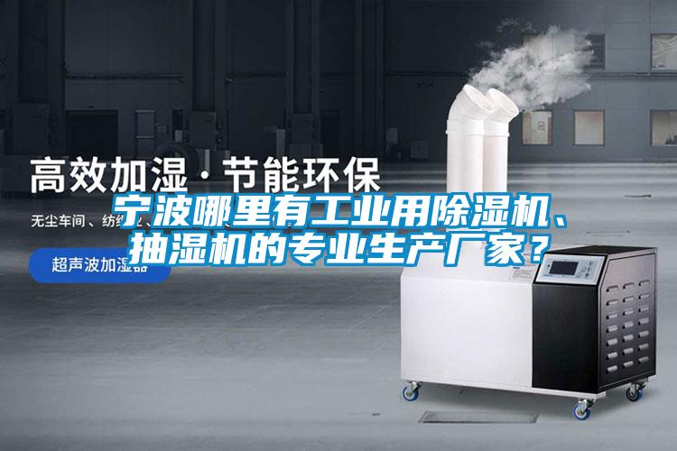 寧波哪里有工業(yè)用除濕機、抽濕機的專業(yè)生產(chǎn)廠家？