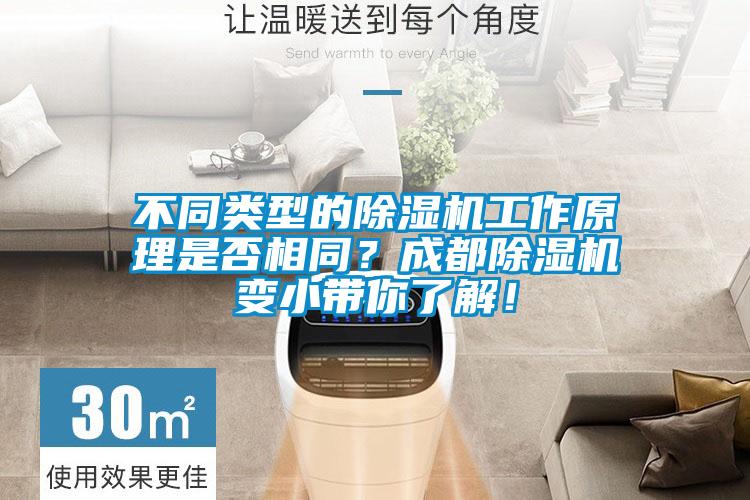 不同類型的除濕機工作原理是否相同？成都除濕機變小帶你了解！