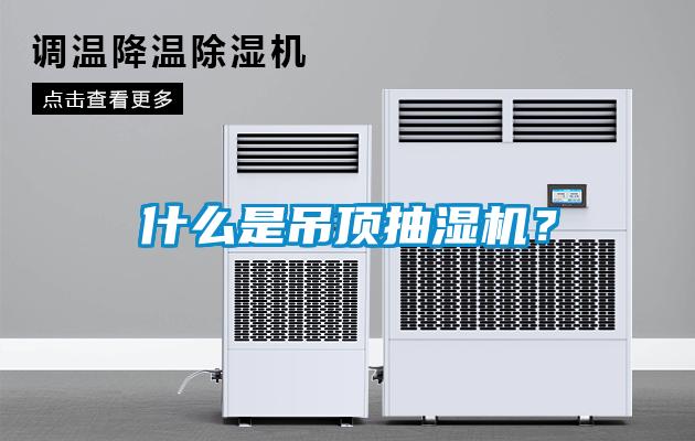 什么是吊頂抽濕機(jī)？