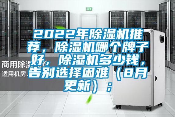 2022年除濕機推薦，除濕機哪個牌子好，除濕機多少錢，告別選擇困難（8月更新）；