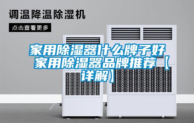 家用除濕器什么牌子好 家用除濕器品牌推薦【詳解】