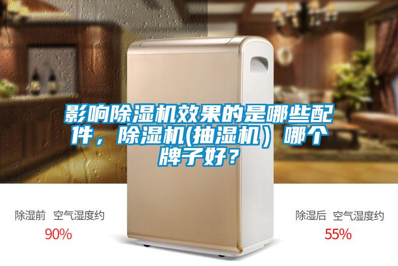 影響除濕機效果的是哪些配件，除濕機(抽濕機）哪個牌子好？