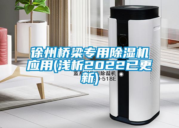 徐州橋梁專用除濕機應(yīng)用(淺析2022已更新)