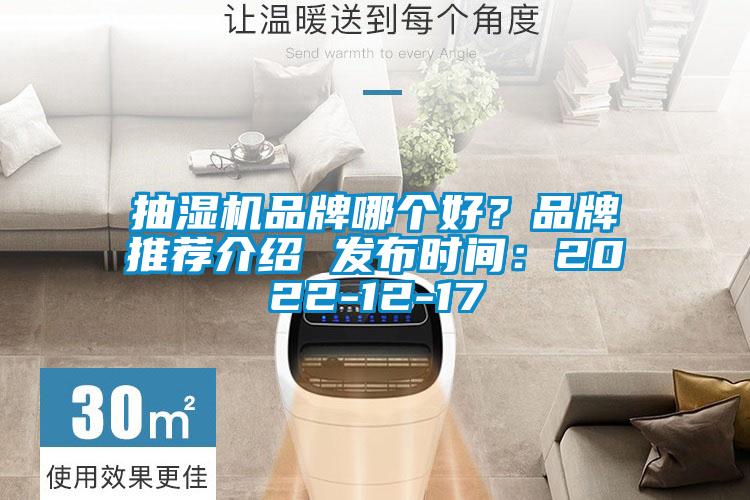 抽濕機(jī)品牌哪個(gè)好？品牌推薦介紹 發(fā)布時(shí)間：2022-12-17