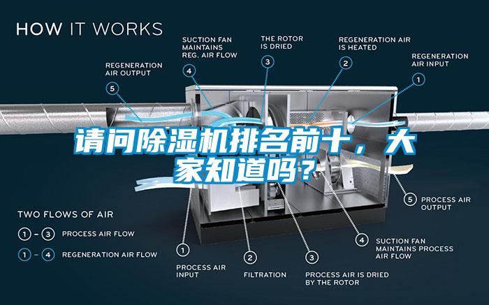 請(qǐng)問除濕機(jī)排名前十，大家知道嗎？