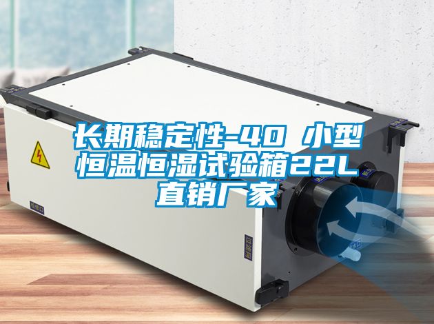 長期穩(wěn)定性-40℃小型恒溫恒濕試驗箱22L直銷廠家