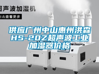 企業(yè)新聞供應(yīng)廣州中山惠州洪森HS-20Z超聲波工業(yè)加濕器價(jià)格