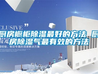 企業(yè)新聞廚房櫥柜除濕最好的方法 廚房除濕氣最有效的方法