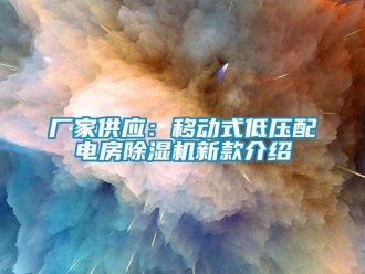 企業(yè)新聞廠家供應(yīng)：移動式低壓配電房除濕機新款介紹